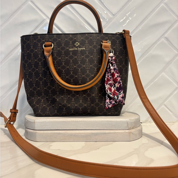 Nanette Lepore Brown and Black Women's Bag - Picture 1 of 9